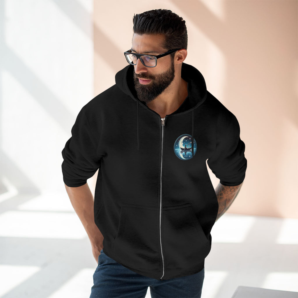 Moonlight Observer Zip Hoodie