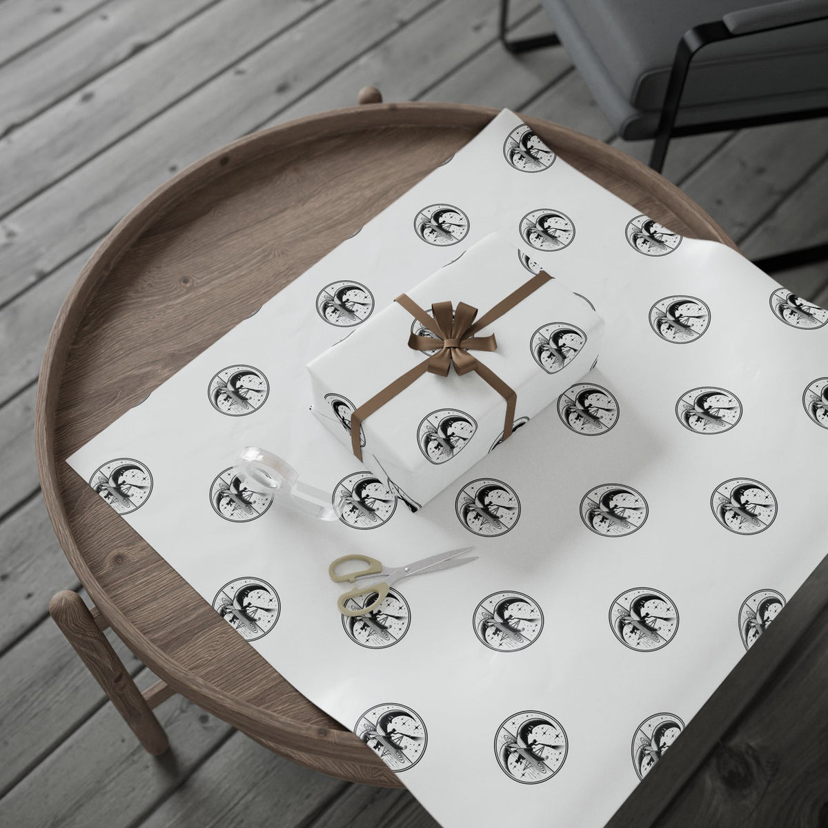 Signature Gift Wrapping Paper – Black & White