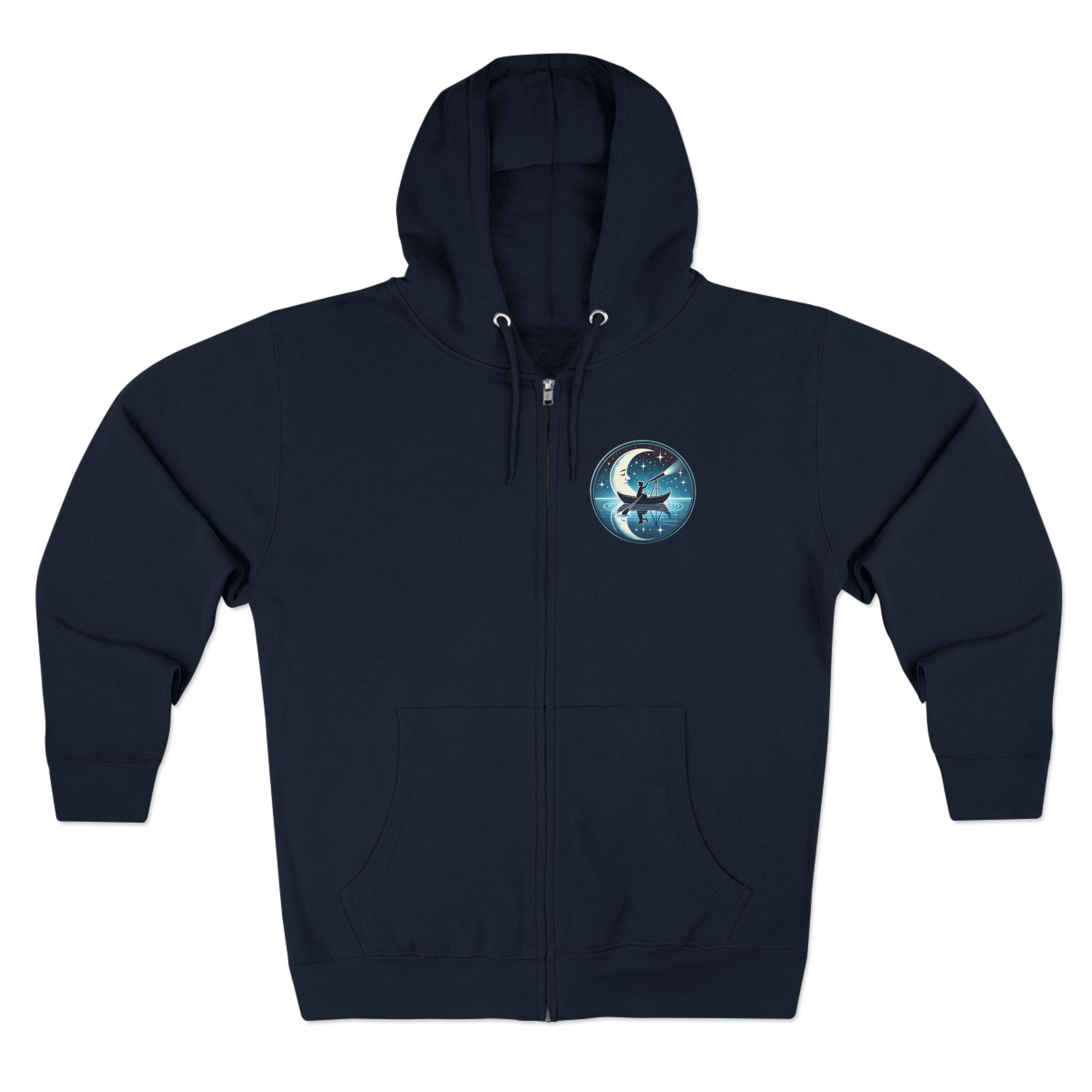 Moonlight Observer Zip Hoodie