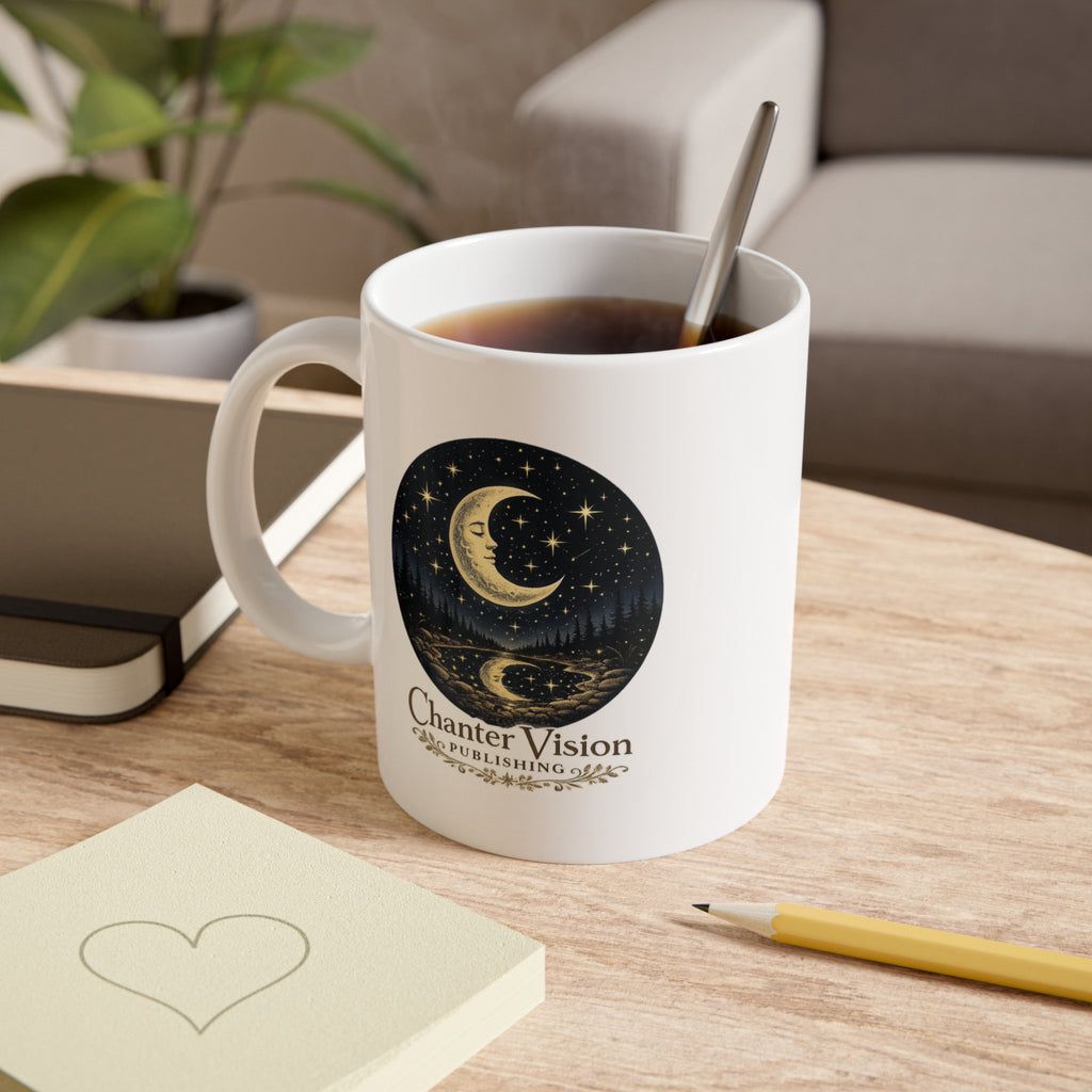 Chanter Vision Moonlight Seal Ceramic Coffee Mug – 11oz