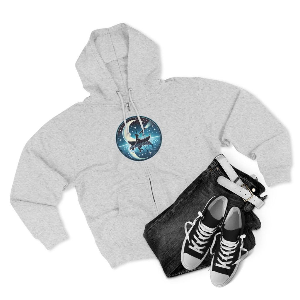 Moonlight Observer Zip Hoodie
