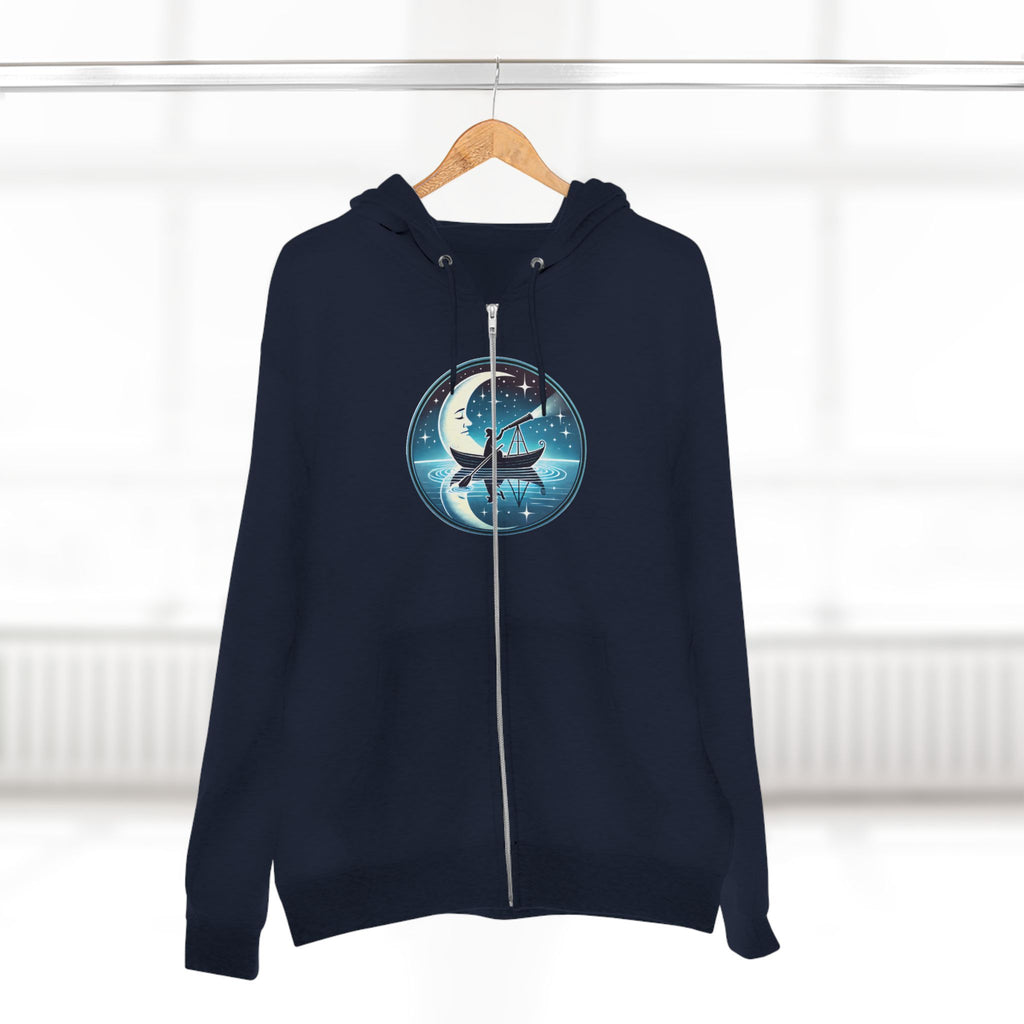 Moonlight Observer Zip Hoodie