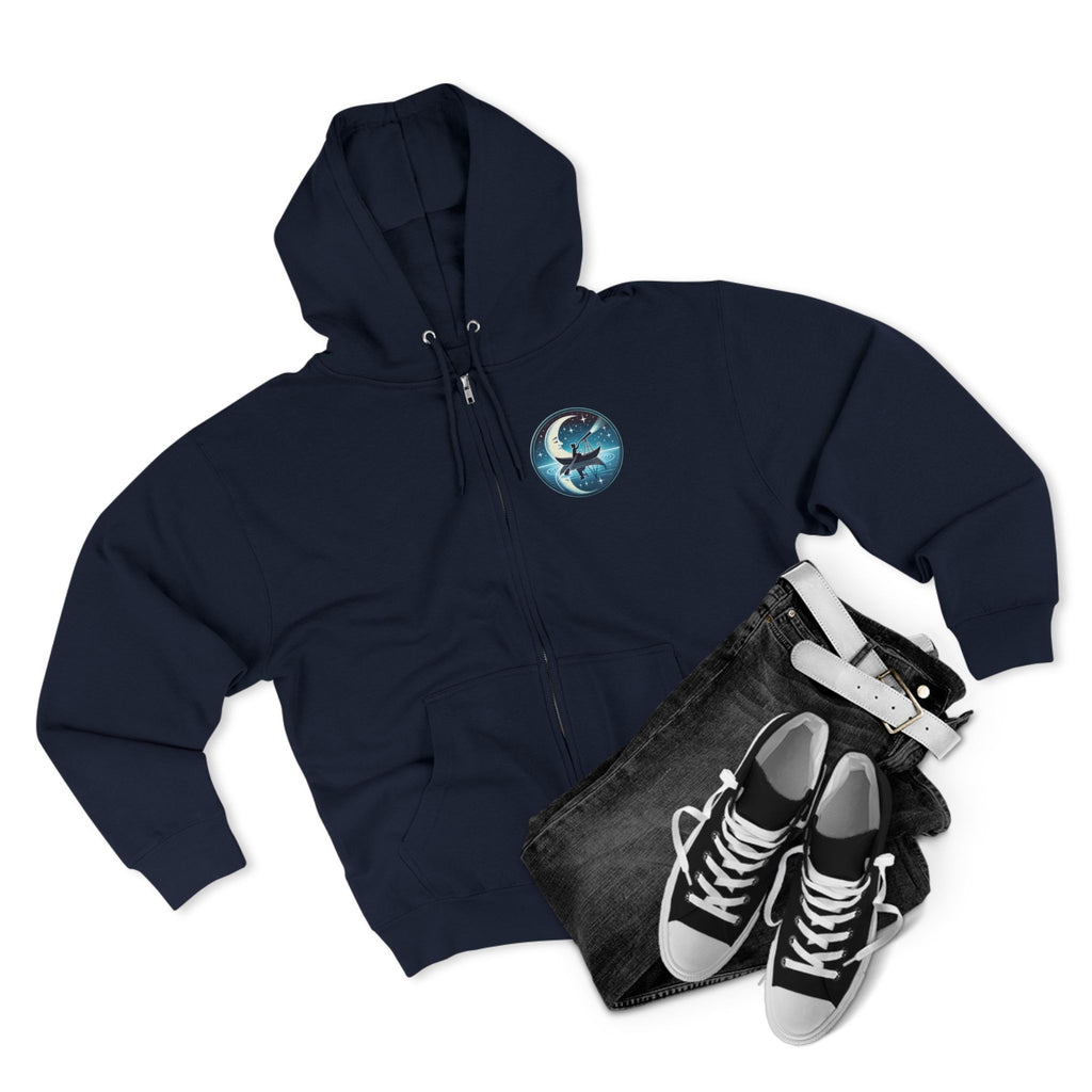 Moonlight Observer Zip Hoodie