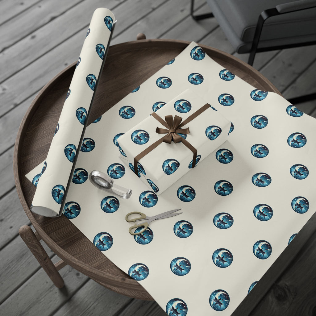 Signature Gift Wrapping Paper – Blue