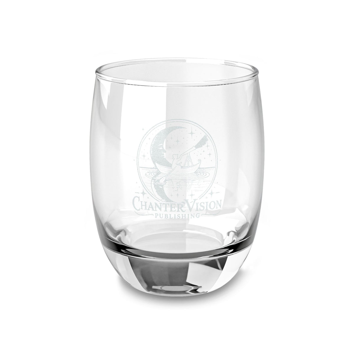 Moonlight Engraved Whiskey Glasses – Set of 2, 6 oz