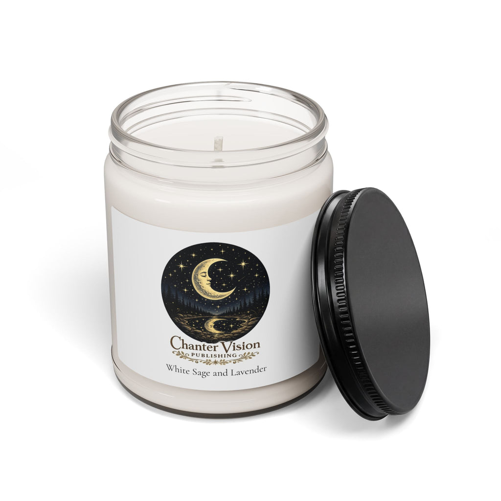 Moonlit Night Soy Candle – 9oz Scented Jar | Chanter Vision