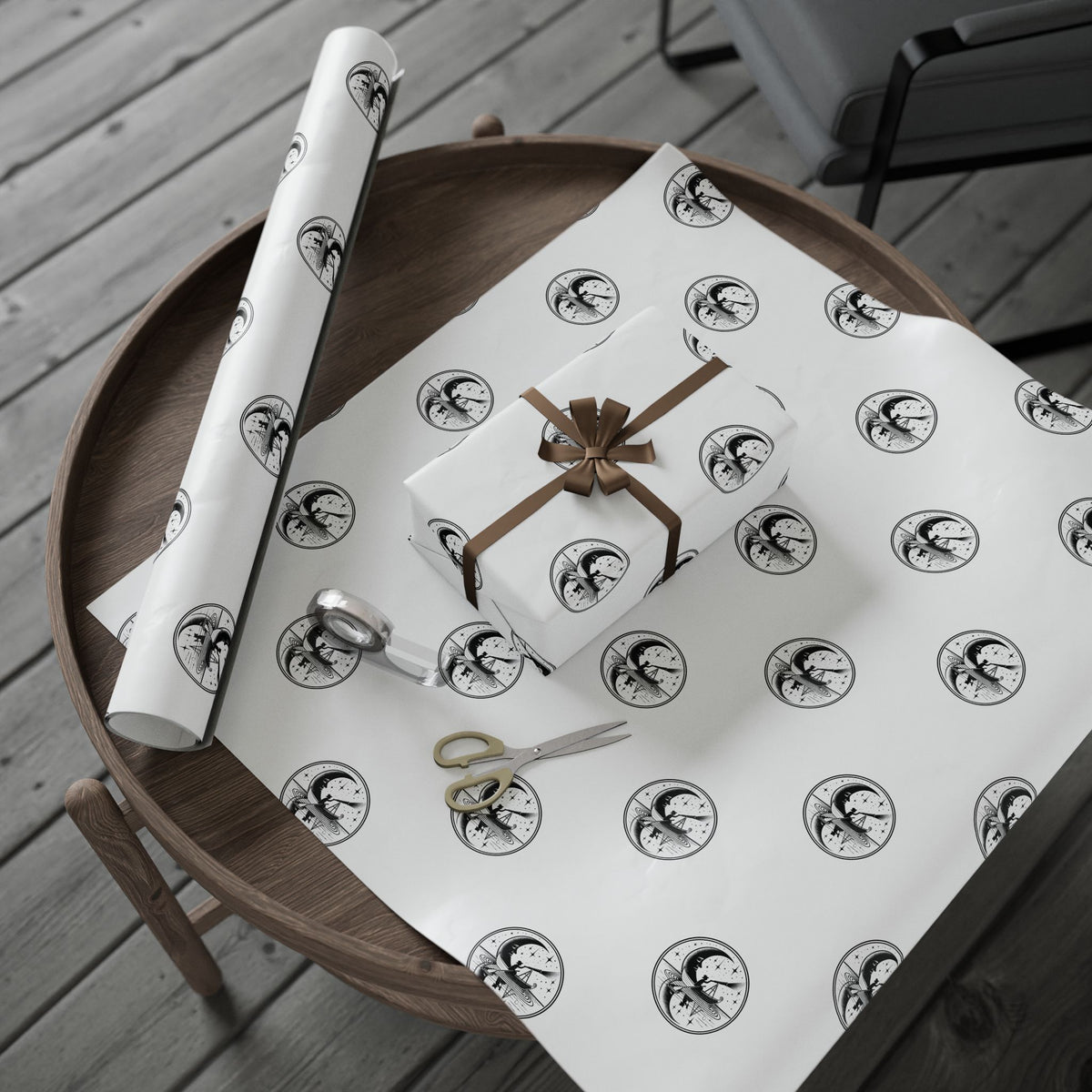 Signature Gift Wrapping Paper – Black & White