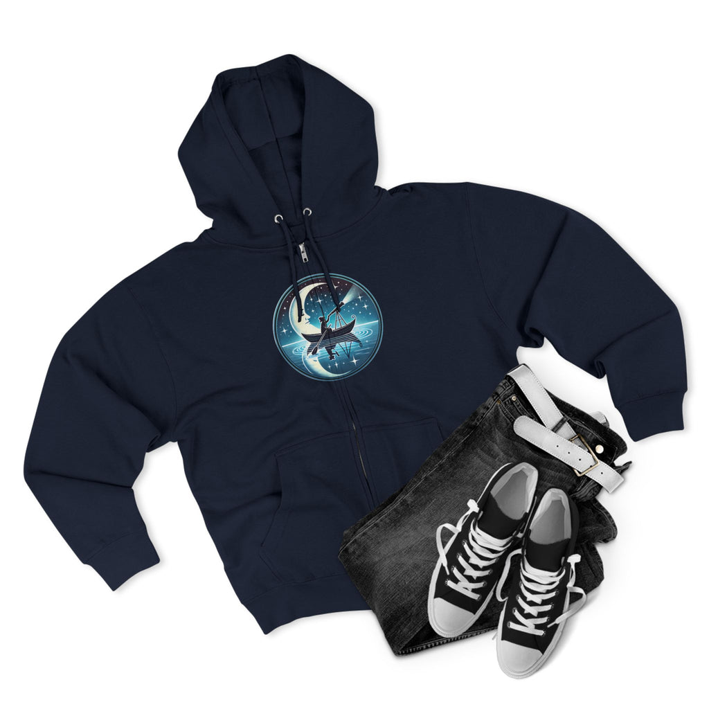 Moonlight Observer Zip Hoodie
