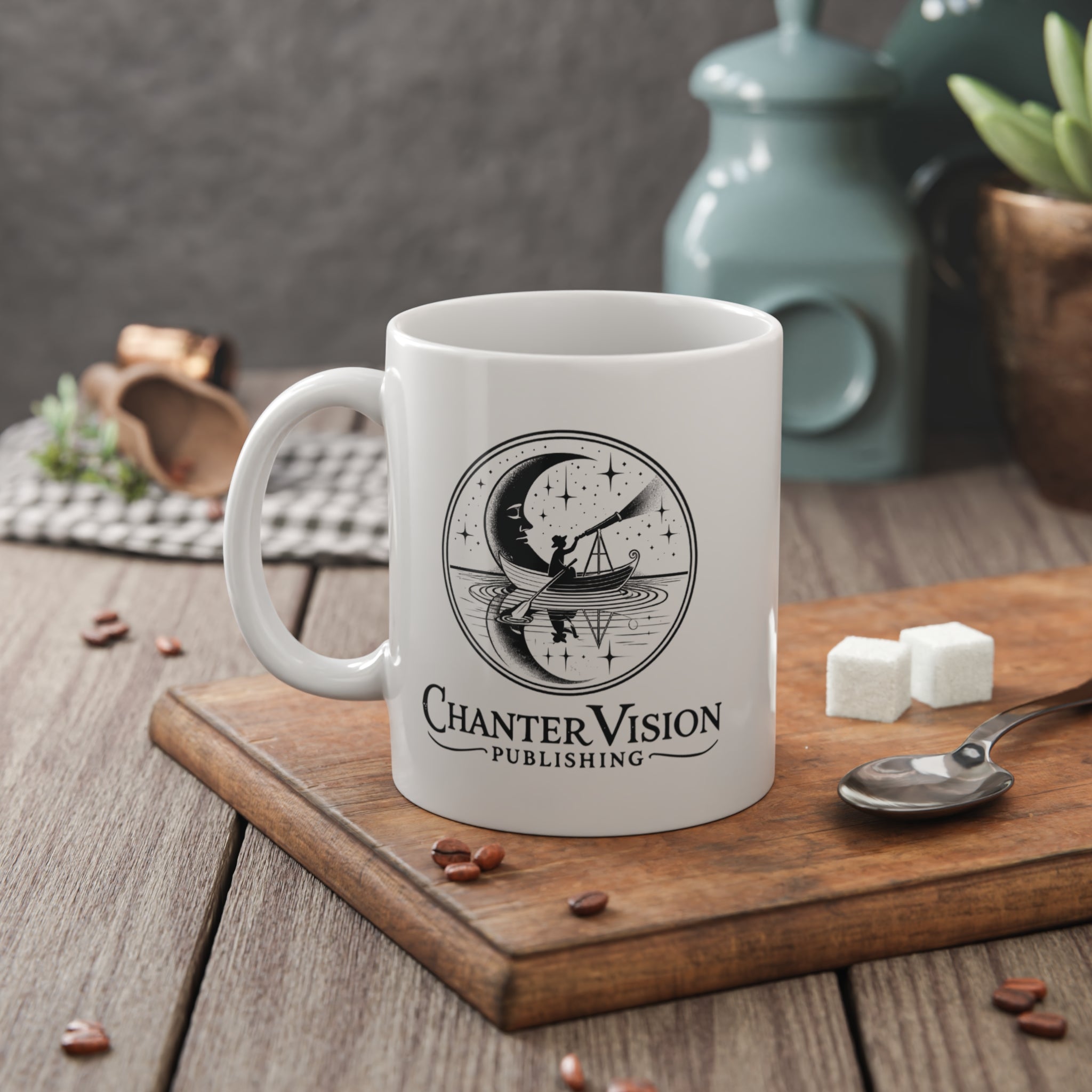 Chanter Vision Moonlight Seal Ceramic Mug