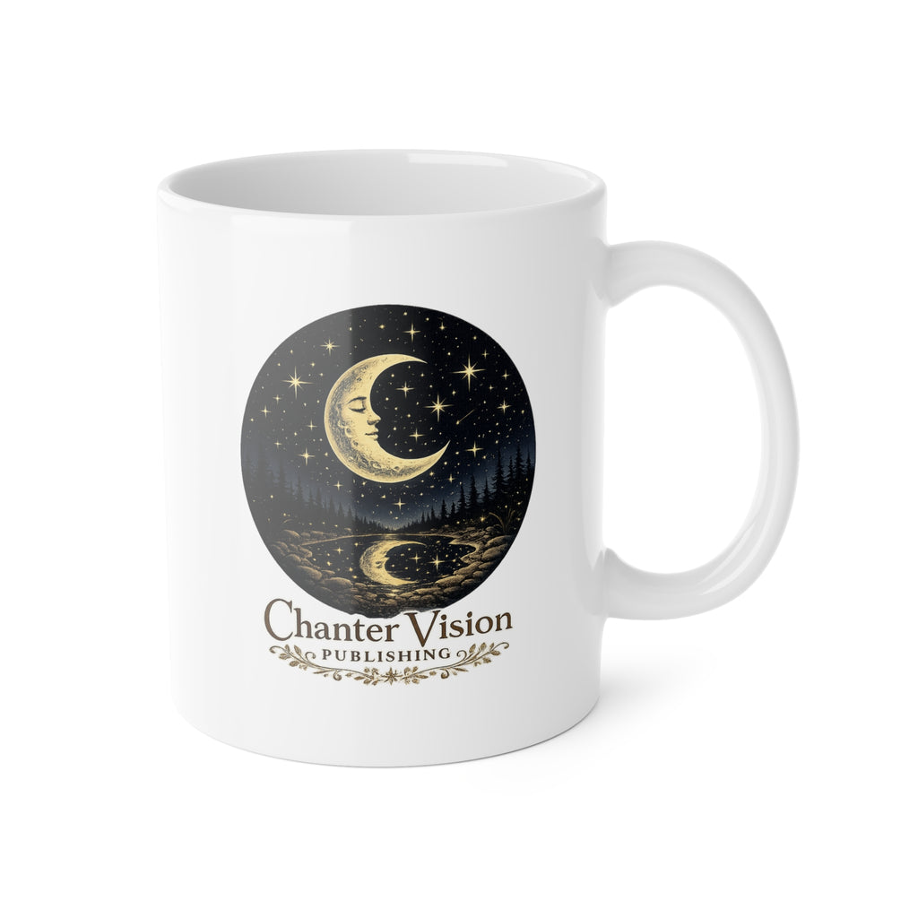 Chanter Vision Moonlight Seal Ceramic Coffee Mug – 11oz