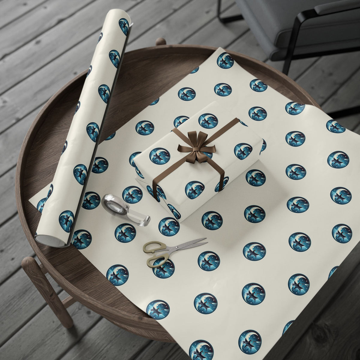 Signature Gift Wrapping Paper – Blue