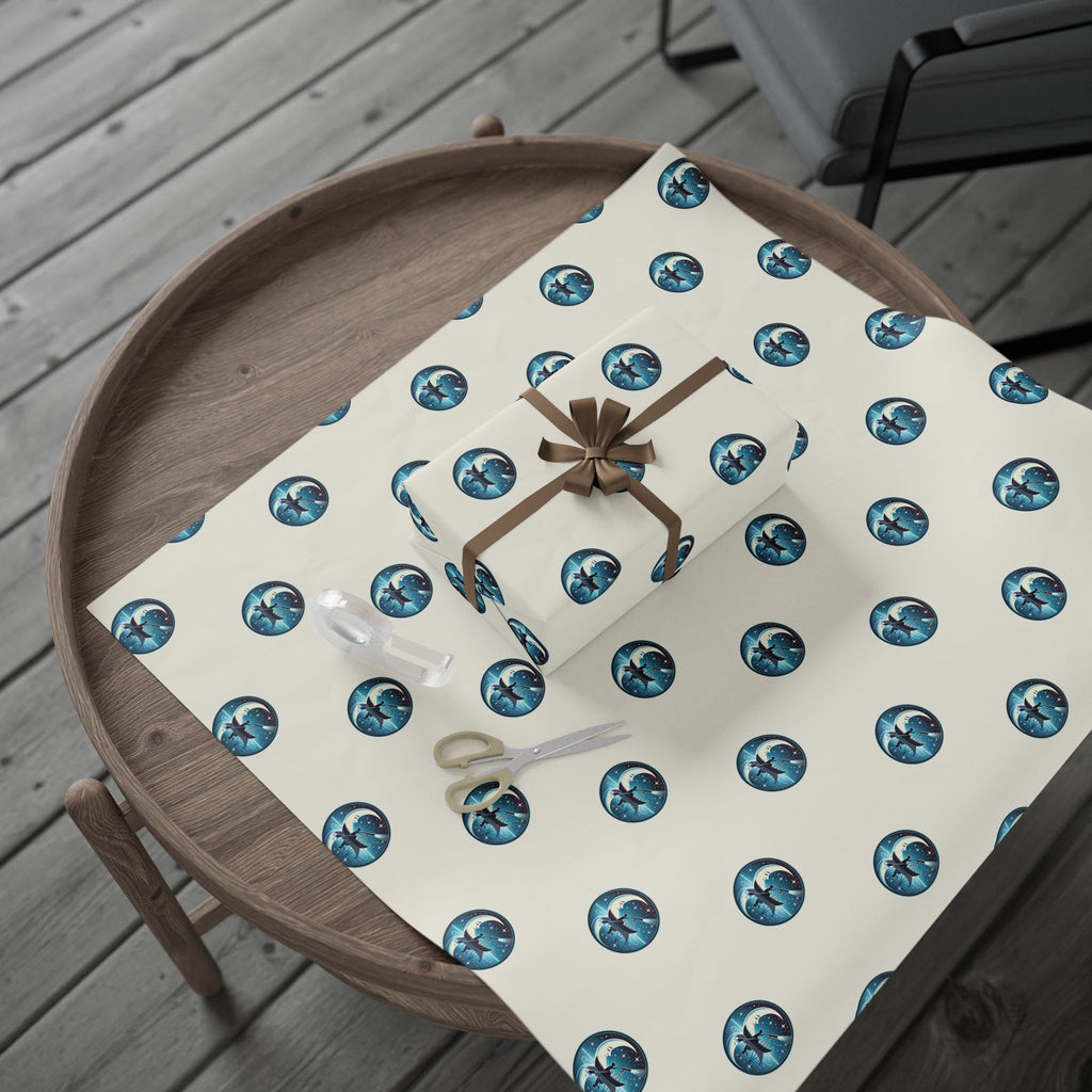 Signature Gift Wrapping Paper – Blue