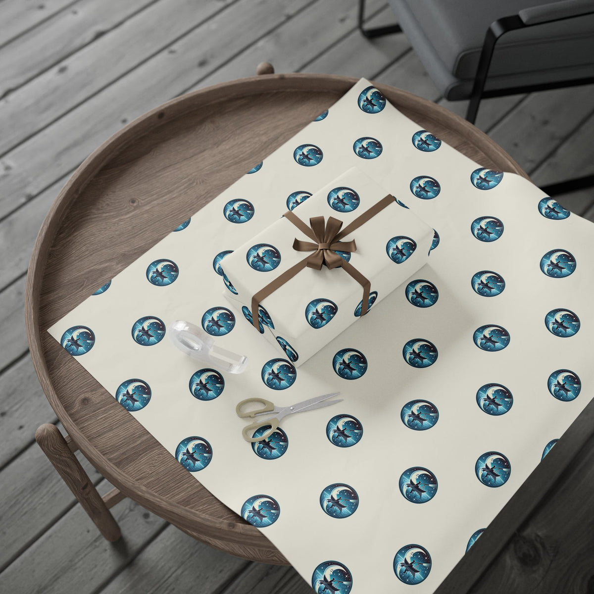 Signature Gift Wrapping Paper – Blue