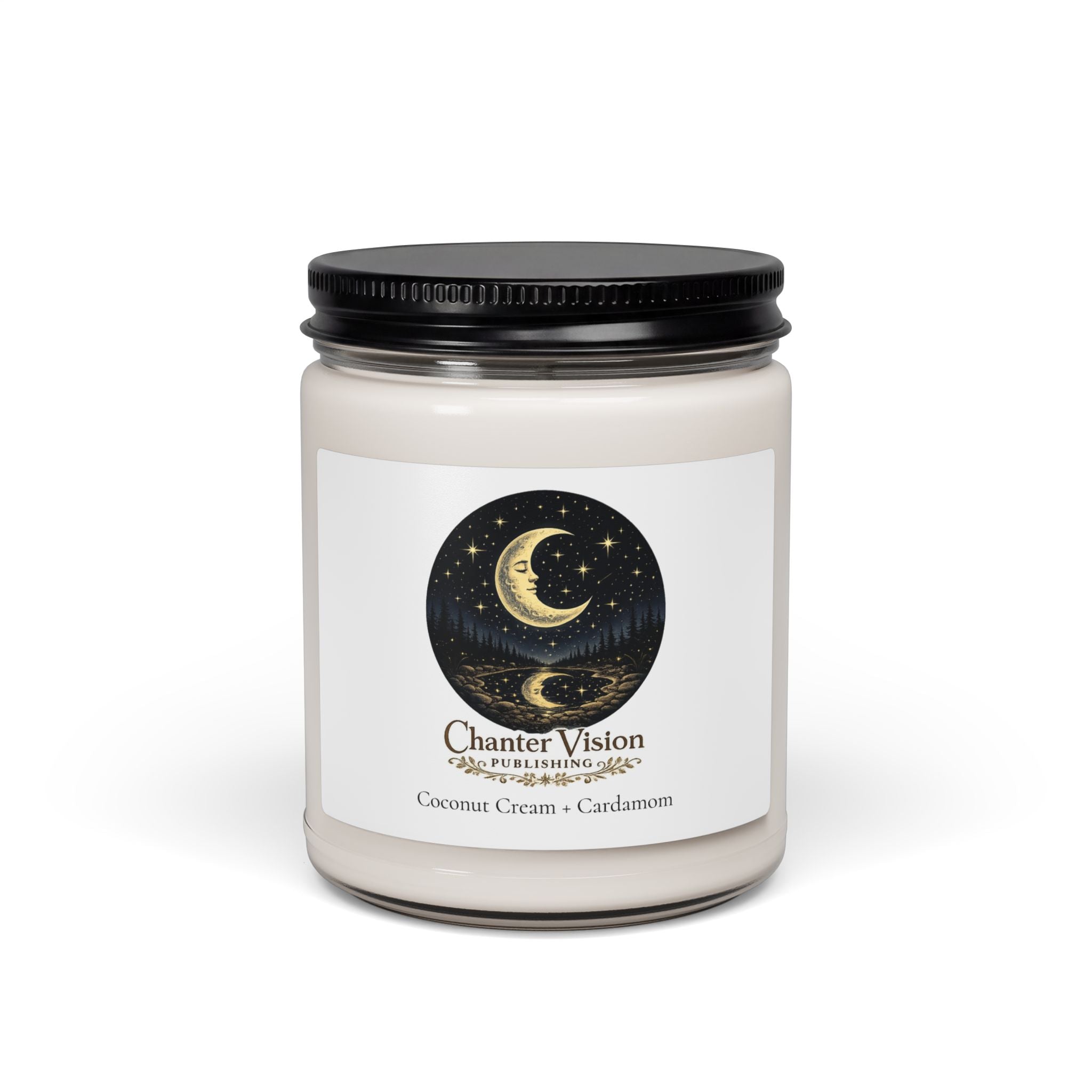 Moonlit Night Soy Candle – 9oz Scented Jar | Chanter Vision