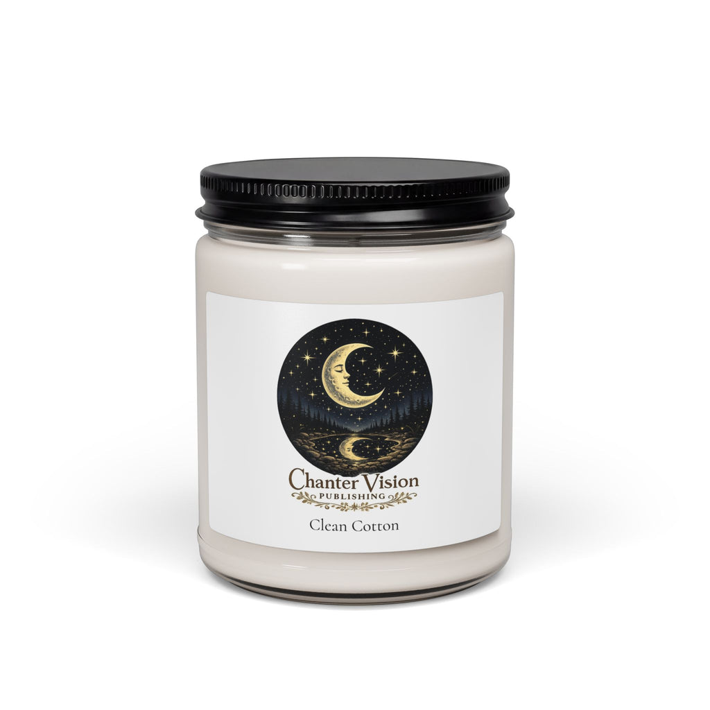 Moonlit Night Soy Candle – 9oz Scented Jar | Chanter Vision