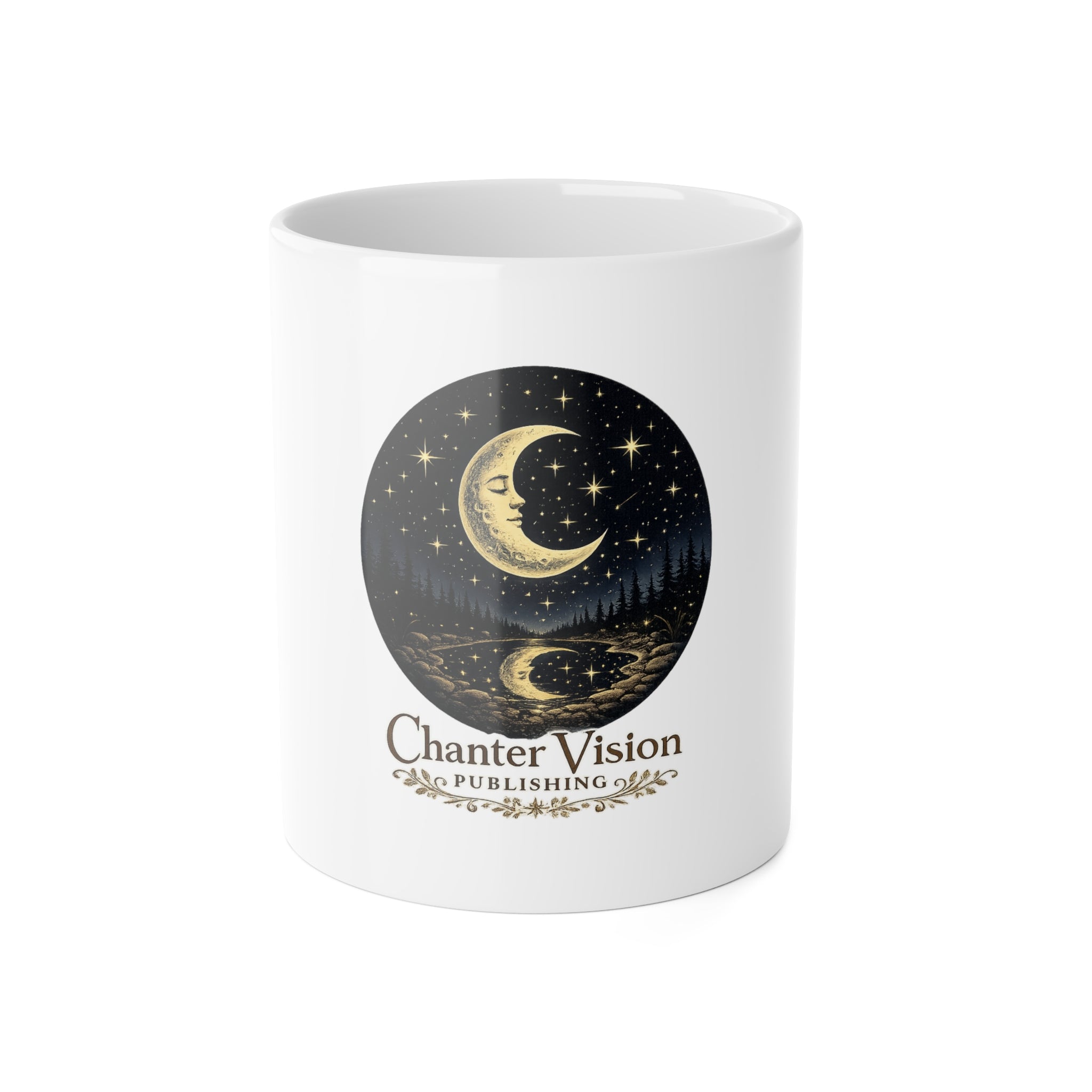 Chanter Vision Moonlight Seal Ceramic Coffee Mug – 11oz