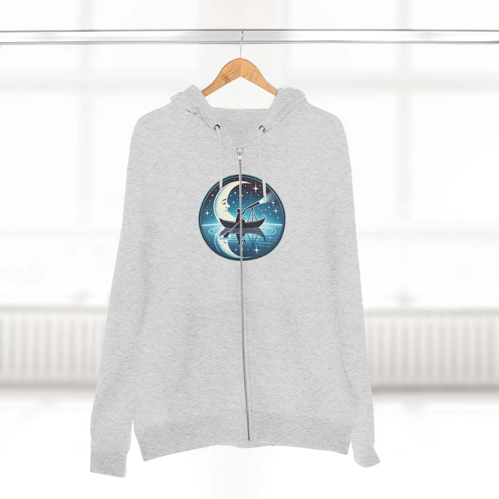 Moonlight Observer Zip Hoodie