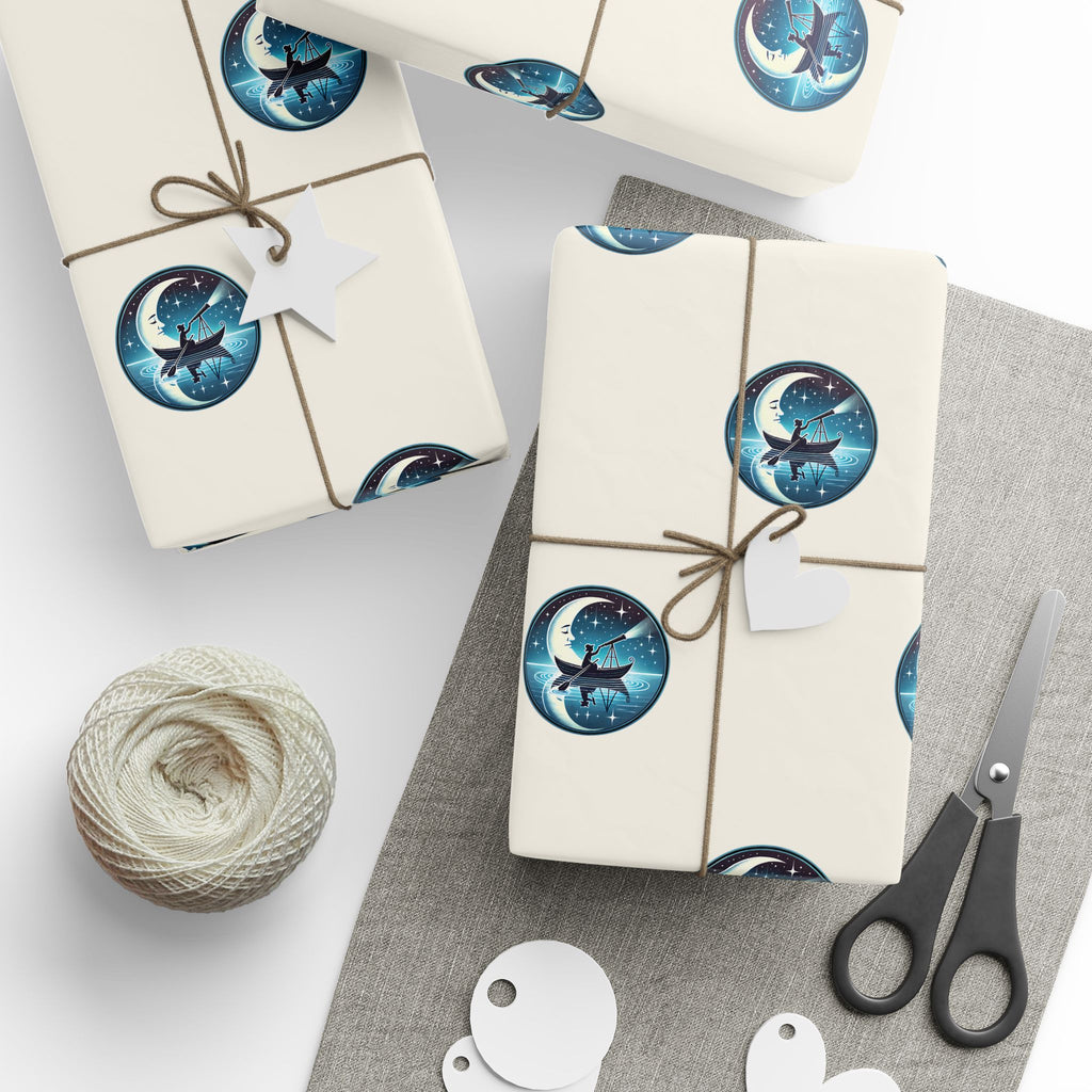 Signature Gift Wrapping Paper – Blue