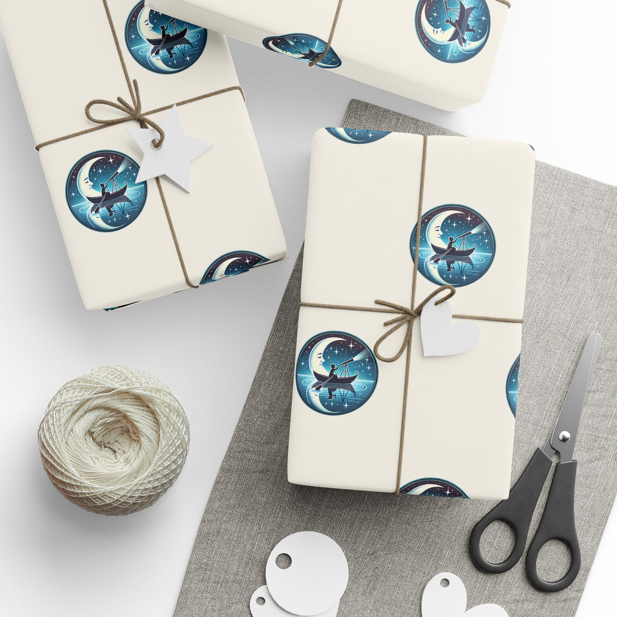 Signature Gift Wrapping Paper – Blue