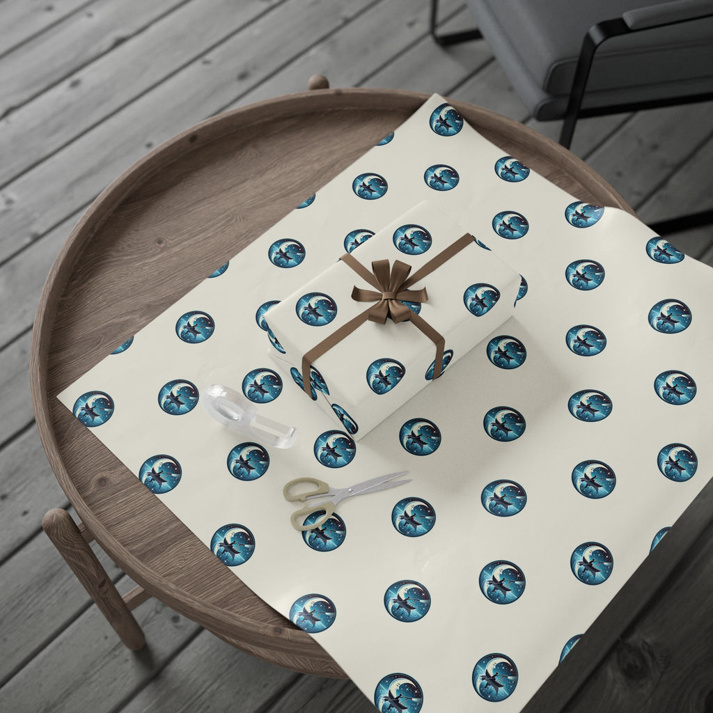 Signature Gift Wrapping Paper – Blue