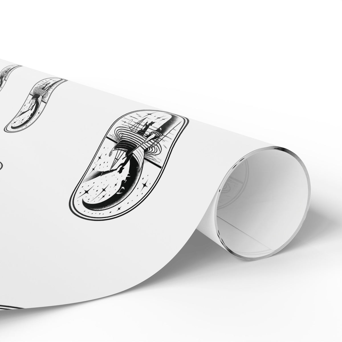 Signature Gift Wrapping Paper – Black & White