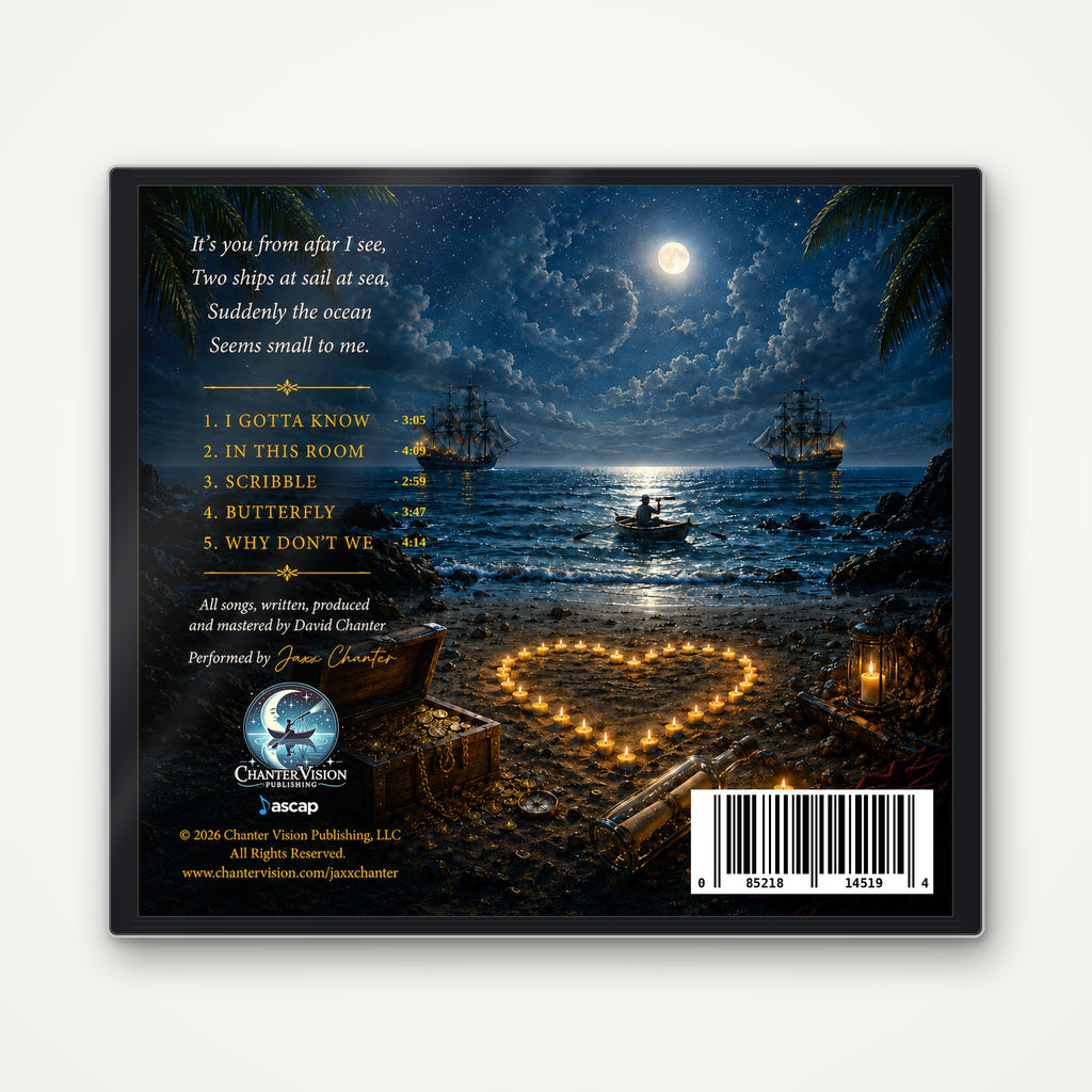 Back of the Jaxx Chanter In This Room CD jewel case: track list, credits and barcode