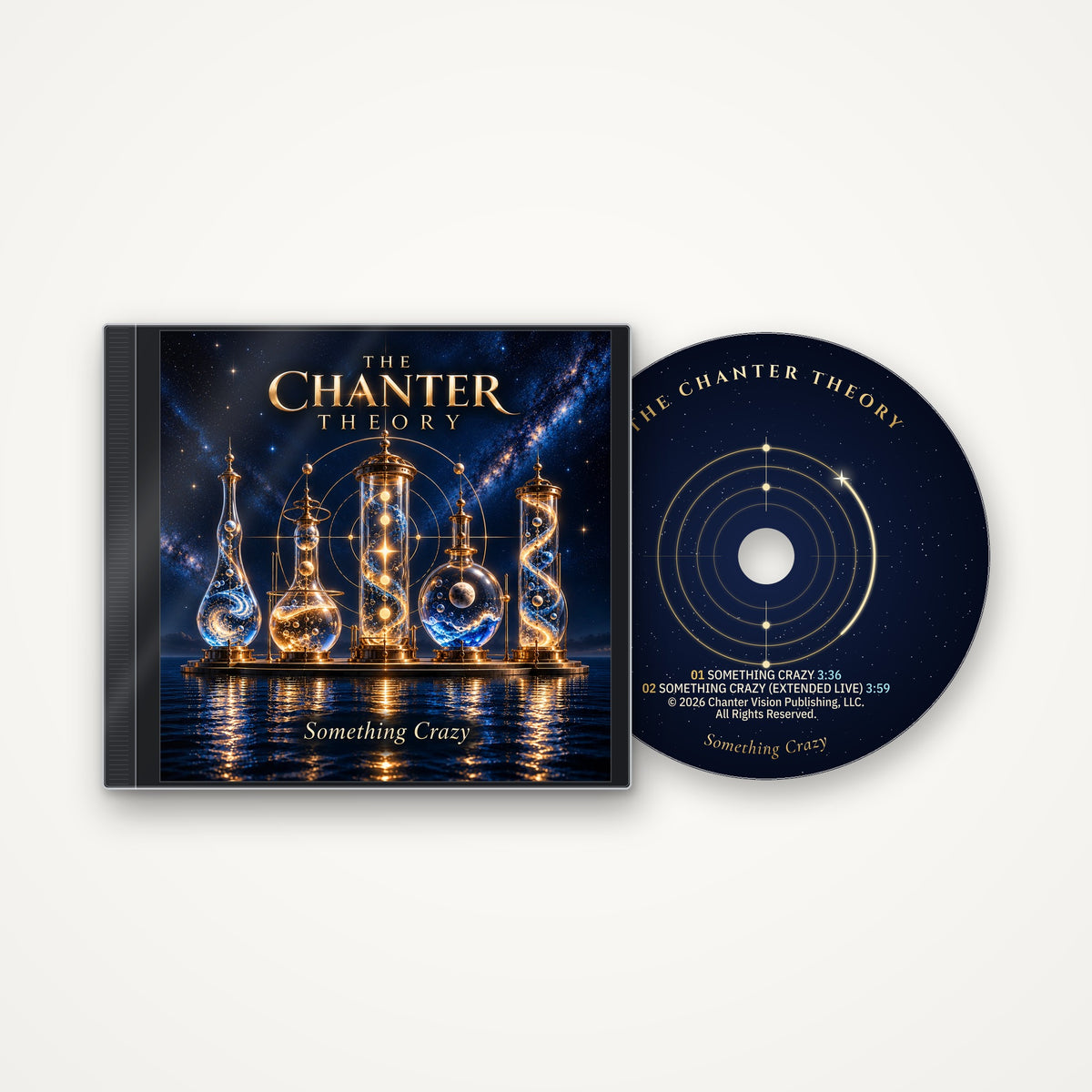 The Chanter Theory – Something Crazy CD single in its jewel case, with the printed disc